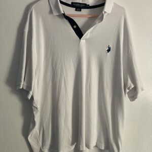 US Polo Assn. SZ 2X White Men's polo Shirt